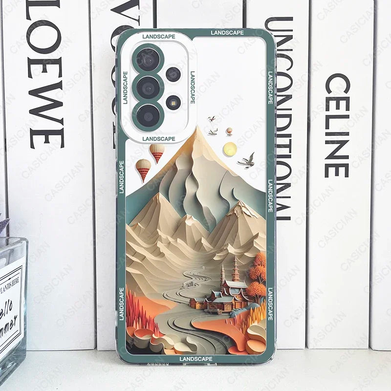 Printing Landscape Mountain Phone Case