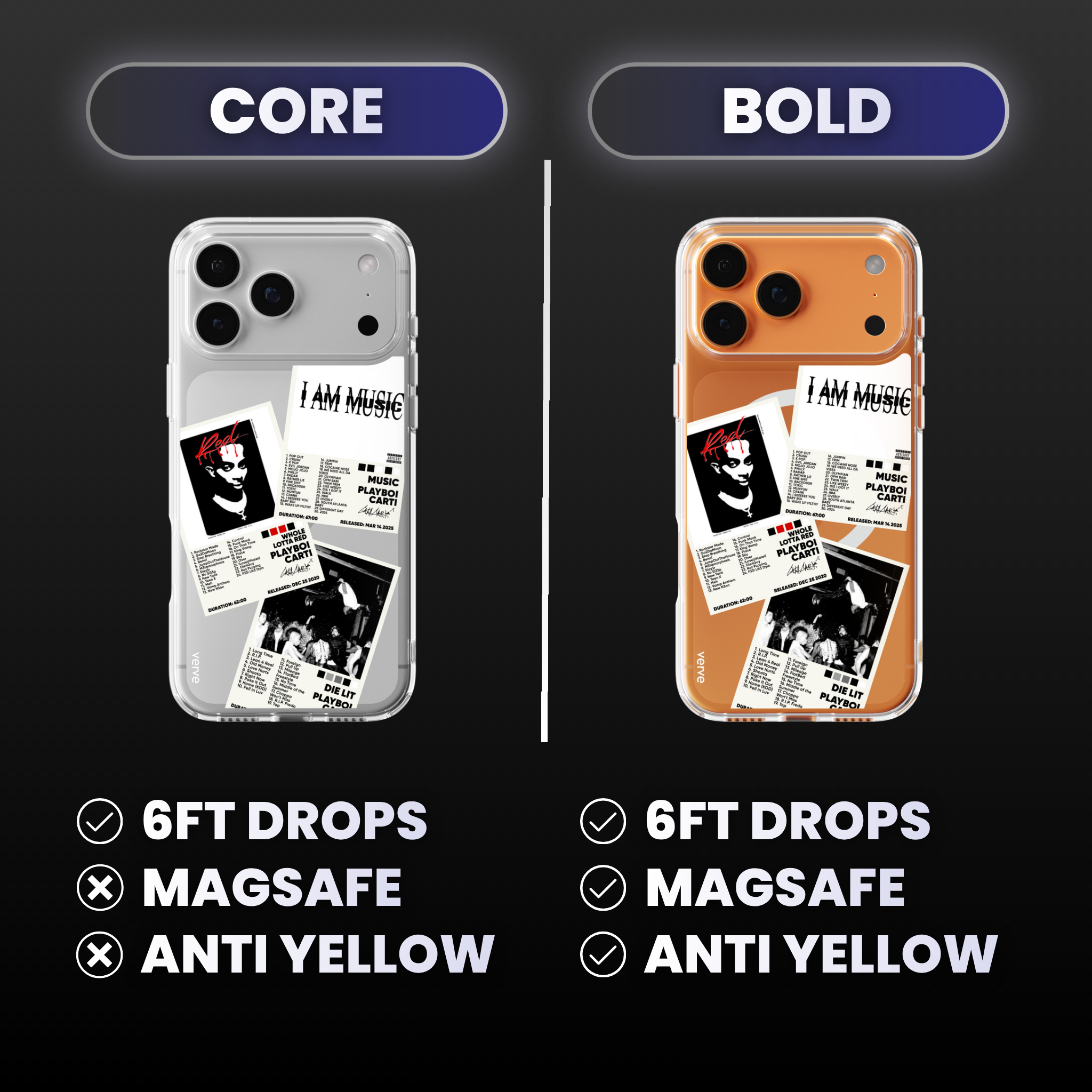 Playboi Carti Albums Clear Phone Case