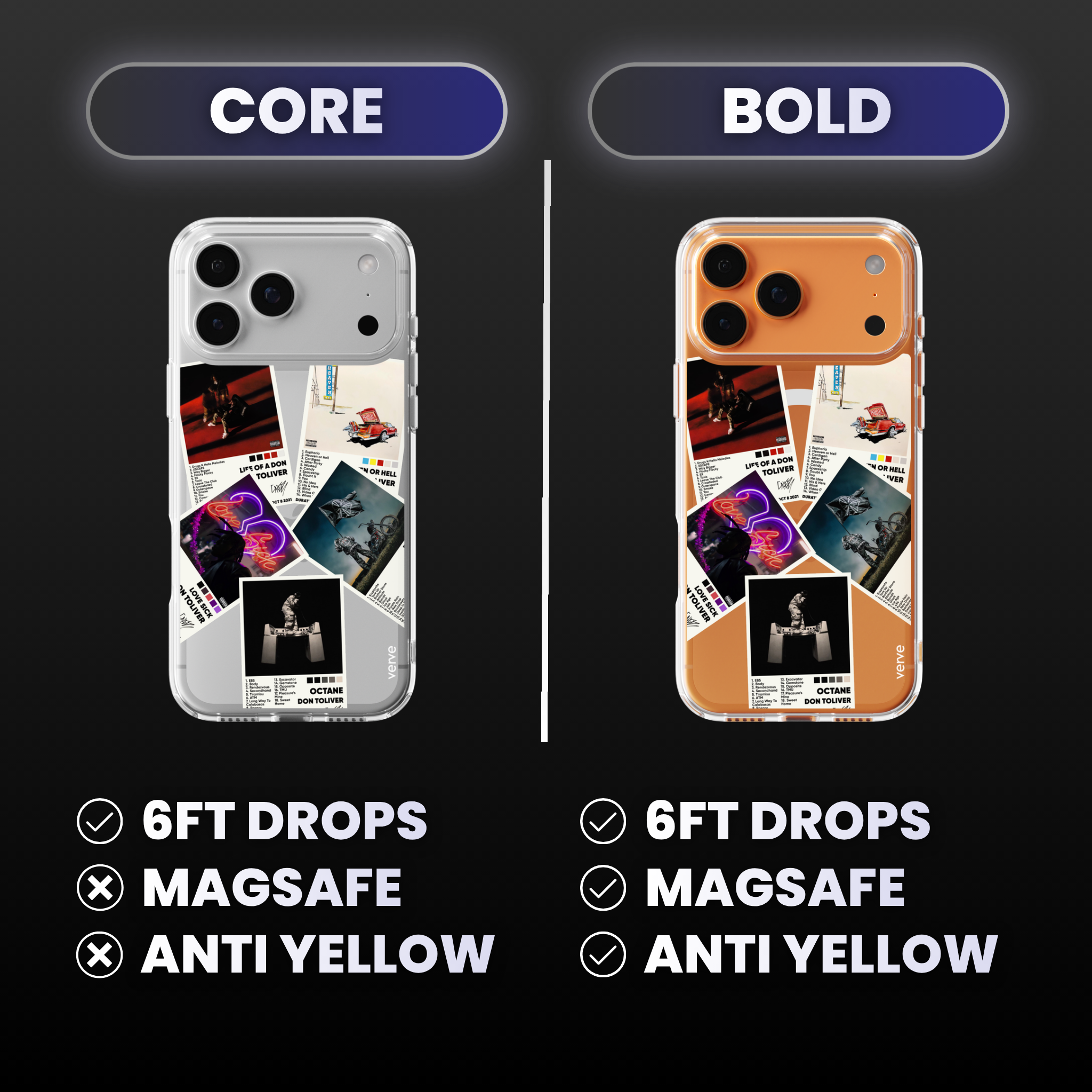 Don Toliver Album Covers Clear Phone Case
