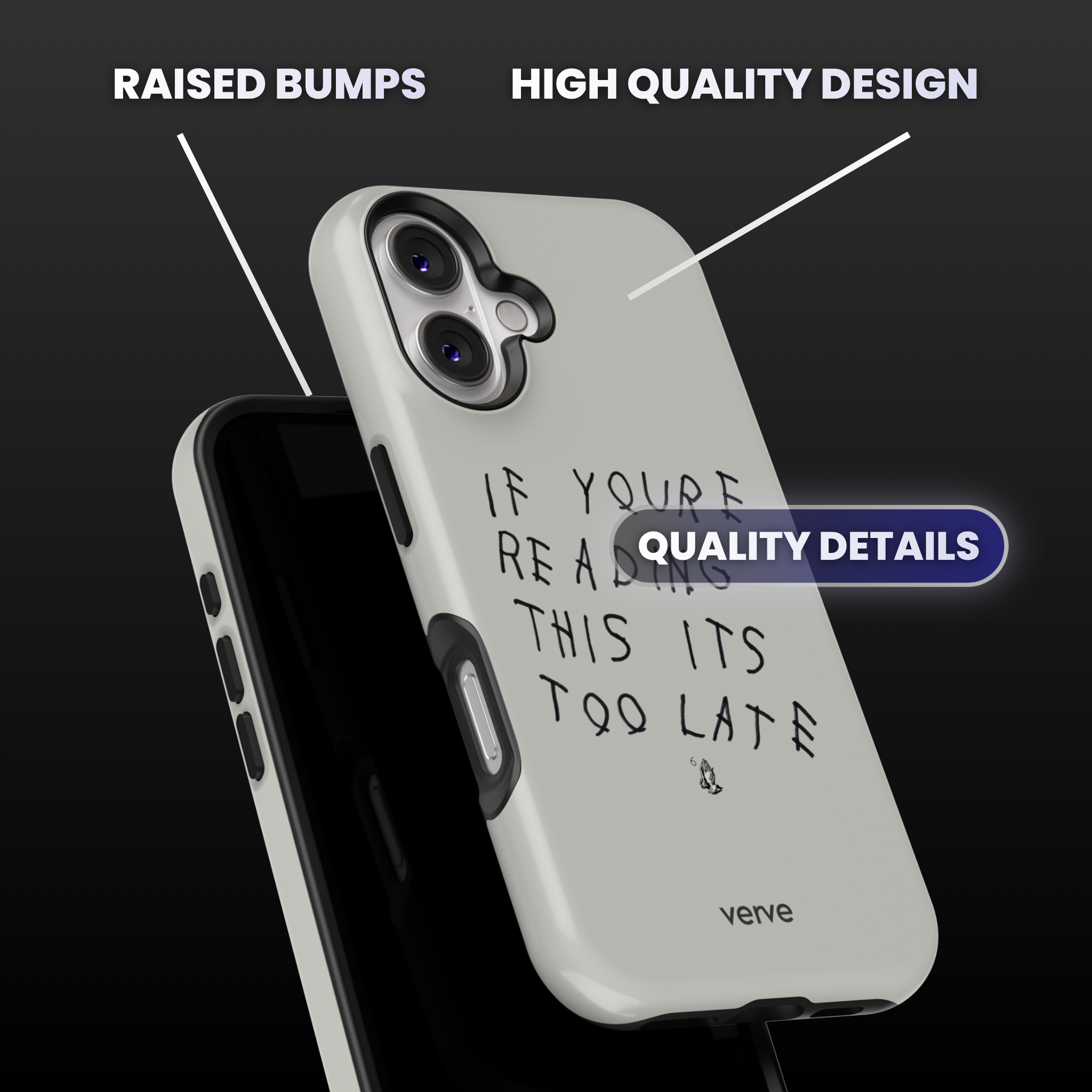 If You're Reading This It's Too Late Drake Phone Case