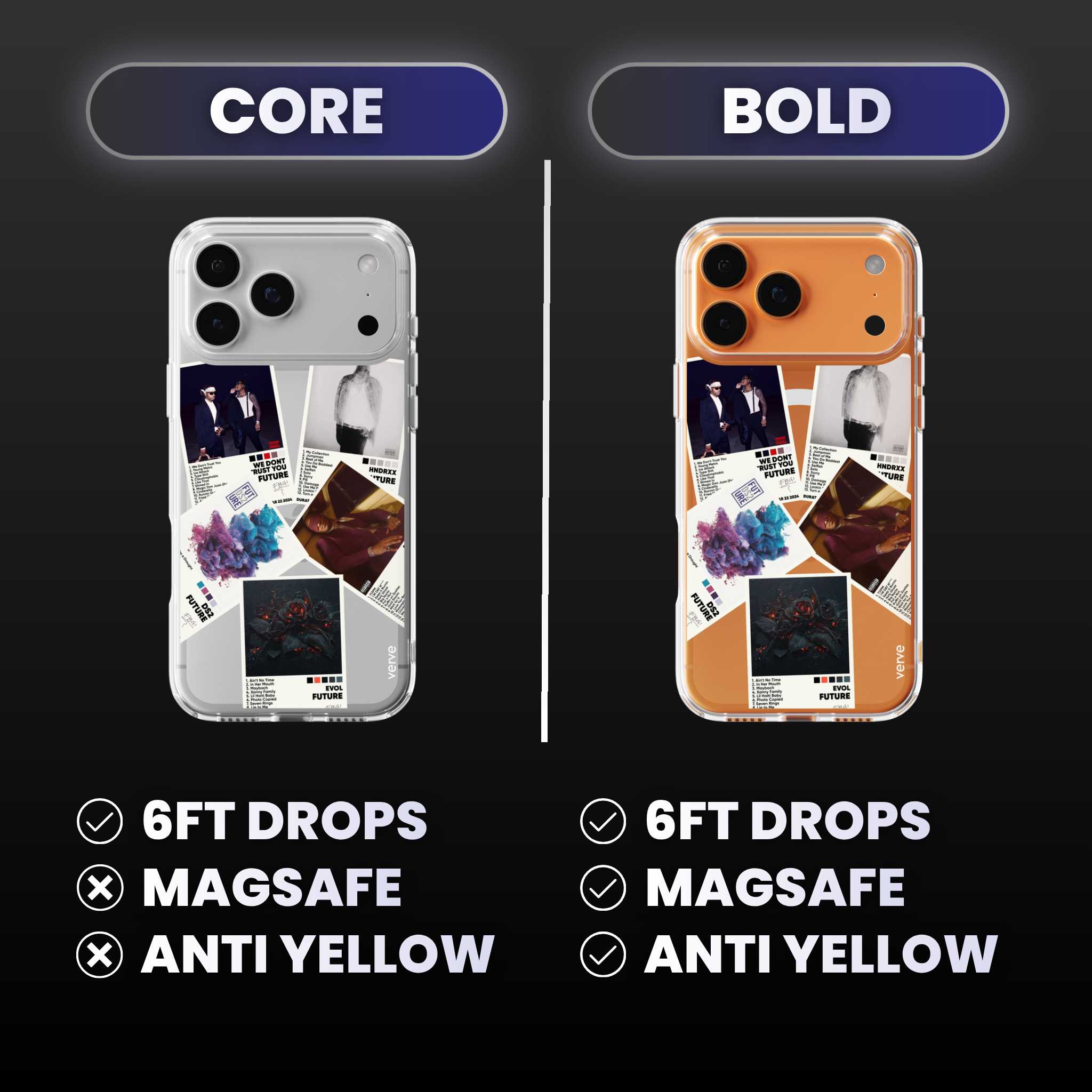 Future Album Covers Clear Phone Case