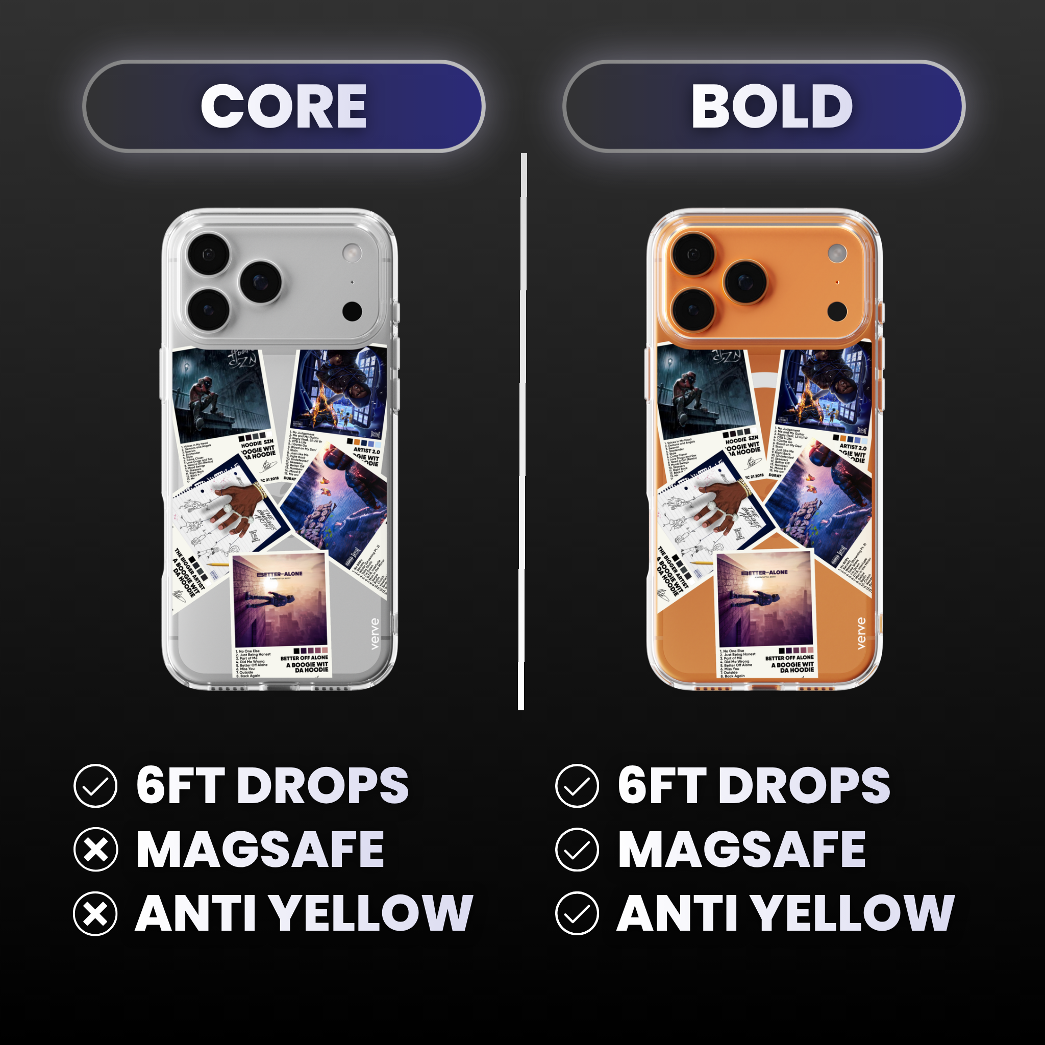 A Boogie Wit Da Hoodie Album Covers Clear Phone Case
