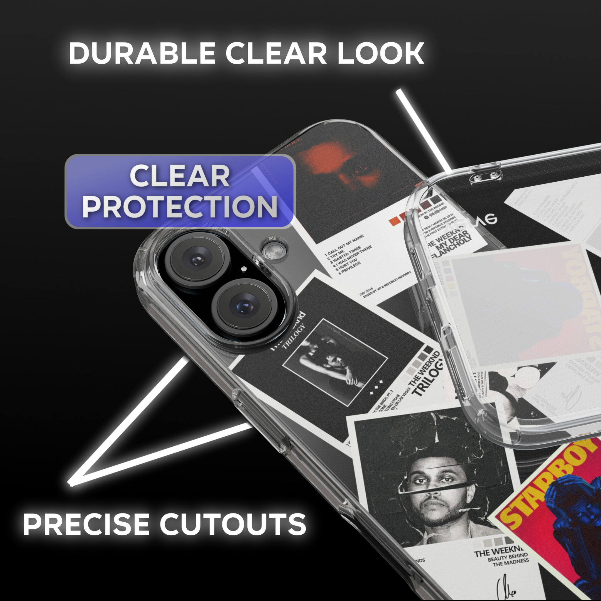 The Weeknd Albums Clear Phone Case