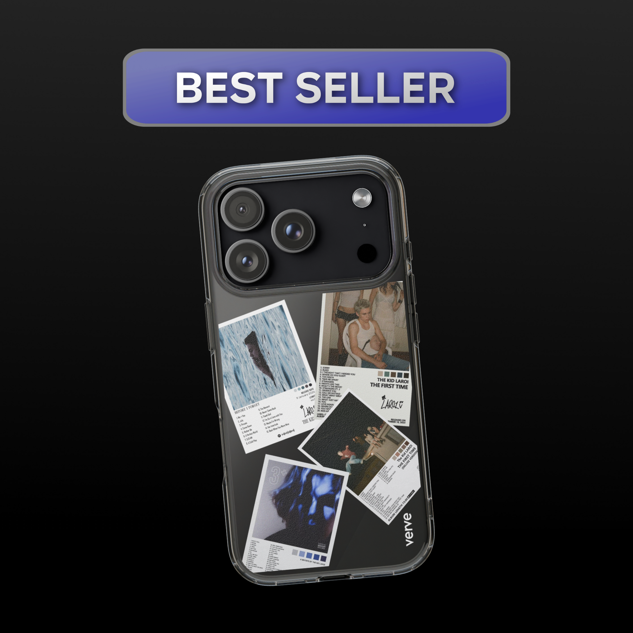 The Kid LAROI Album Covers Clear Phone Case