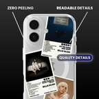 Billie Eilish Album Covers Clear Phone Case