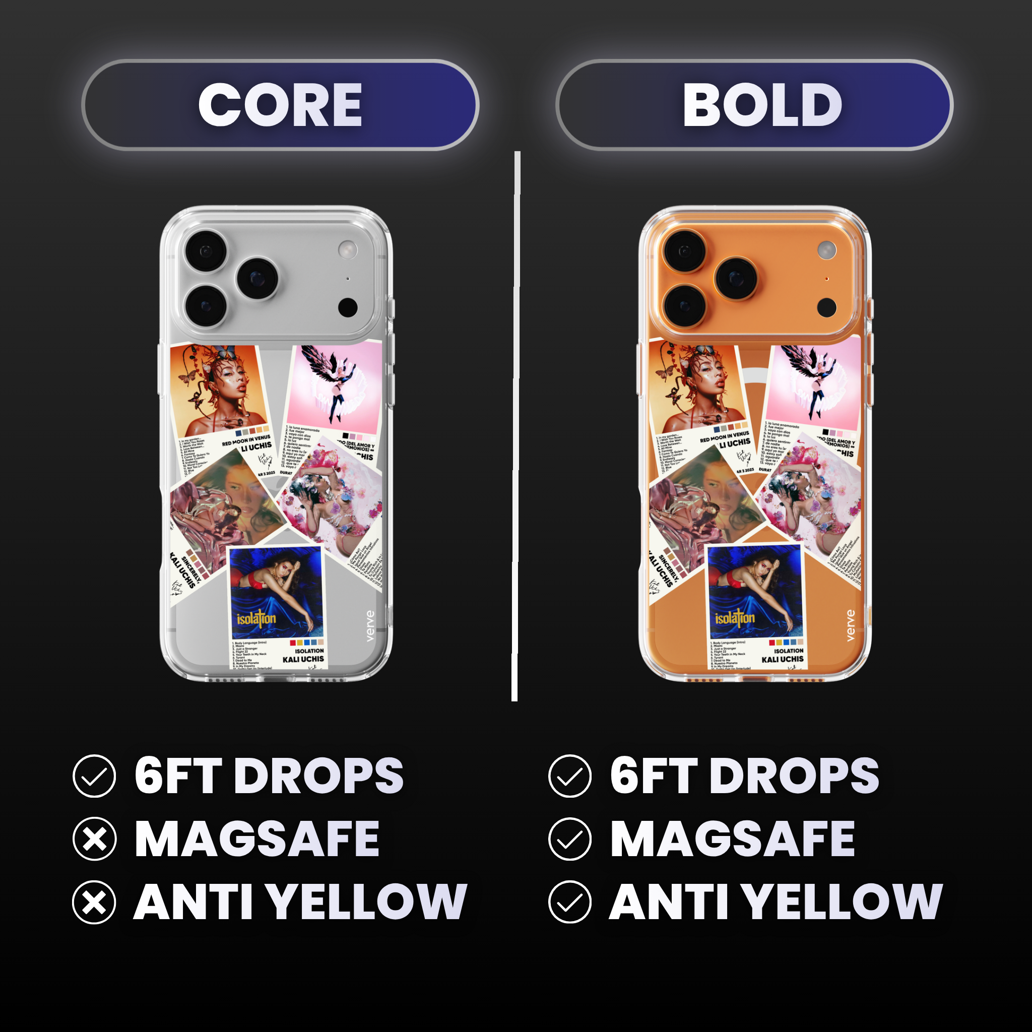 Kali Uchis Album Covers Clear Phone Case