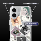 Ariana Grande Album Covers Clear Phone Case