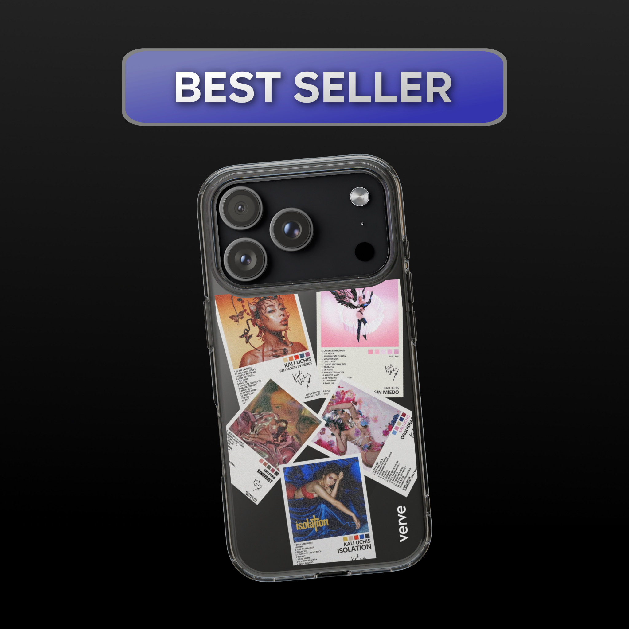 Kali Uchis Album Covers Clear Phone Case
