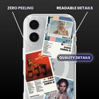 Karol G Album Covers Clear Phone Case