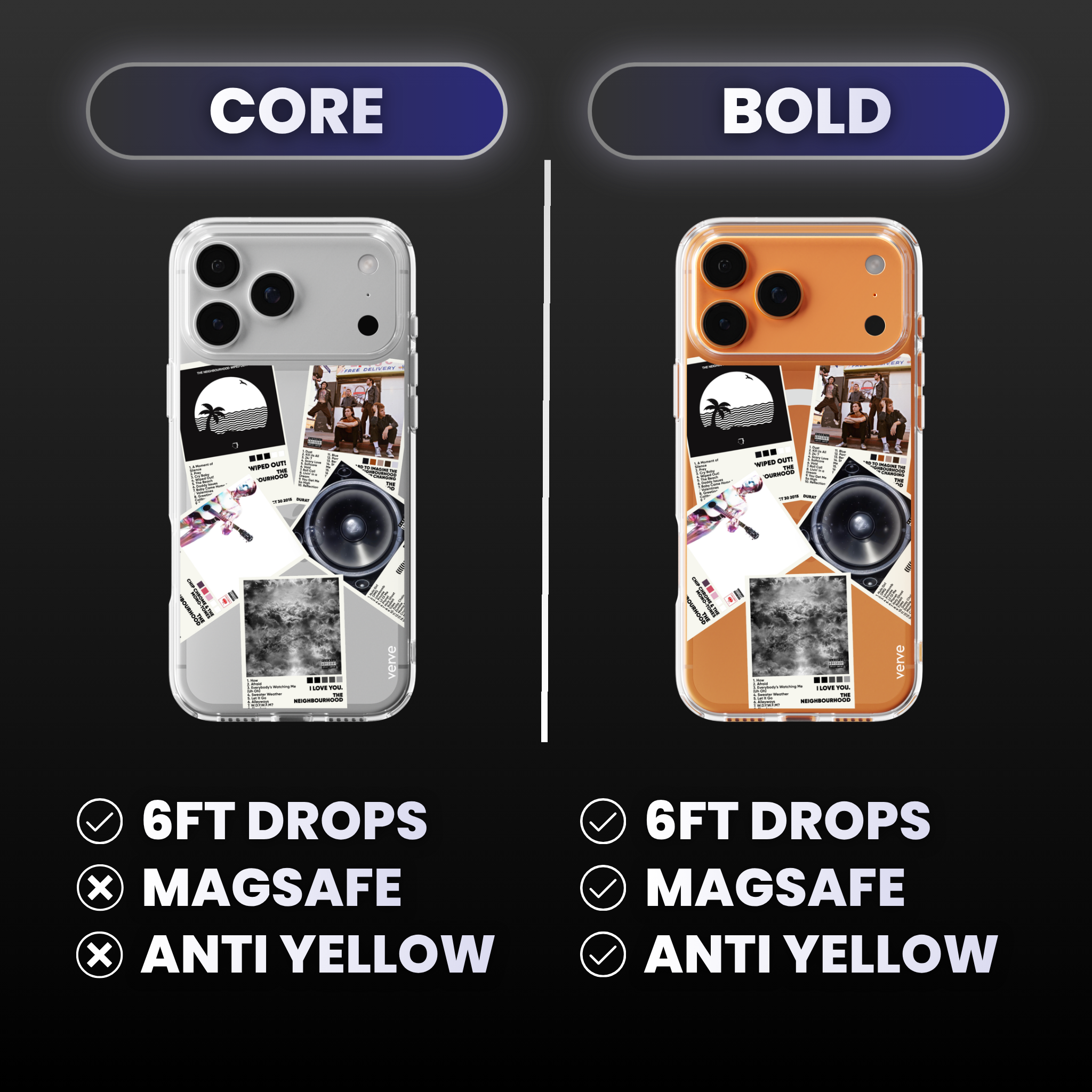 The Neighborhood Album Covers Clear Phone Case
