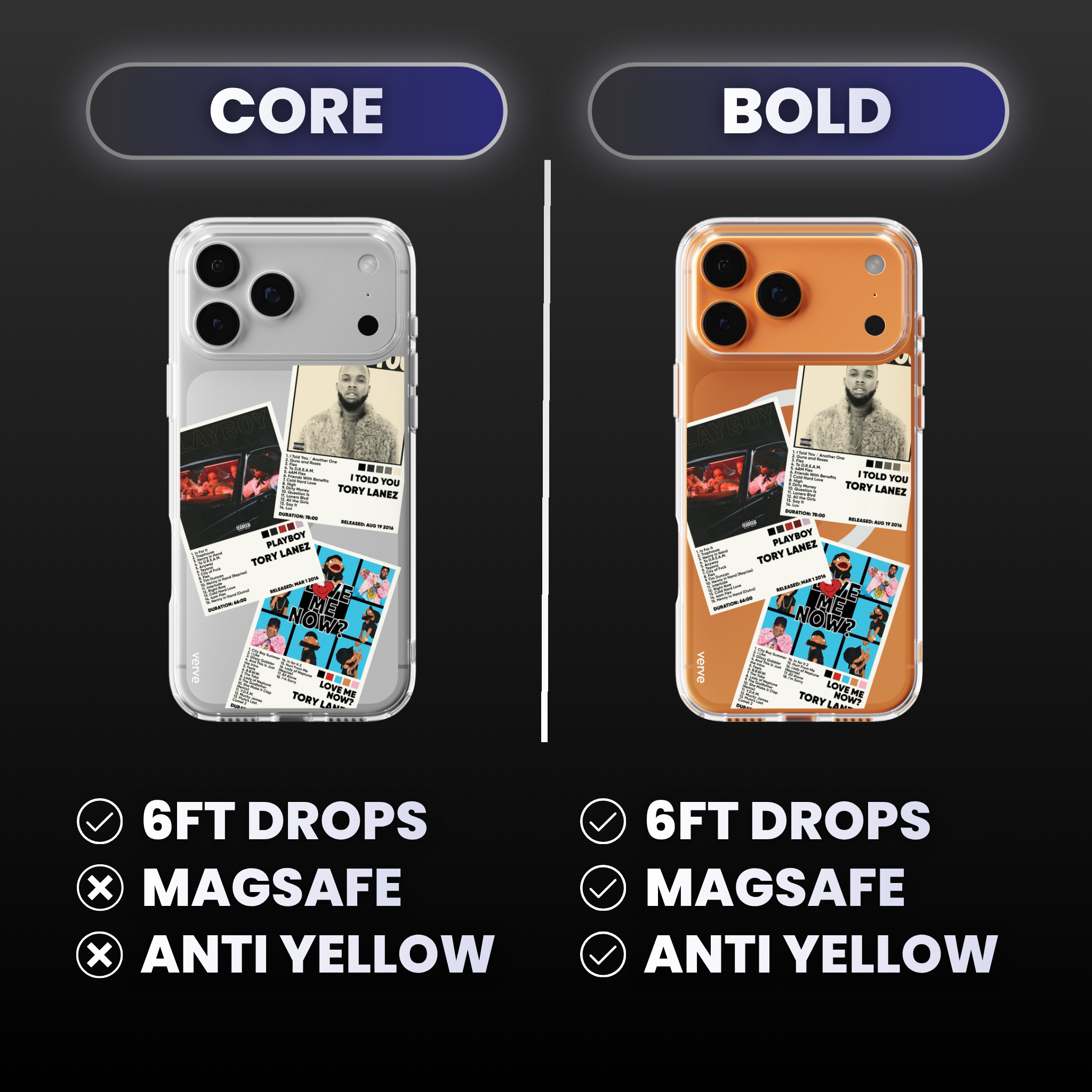 Tory Lanez Album Covers Clear Phone Case