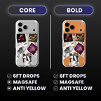 Chris Brown Album Covers Clear Phone Case