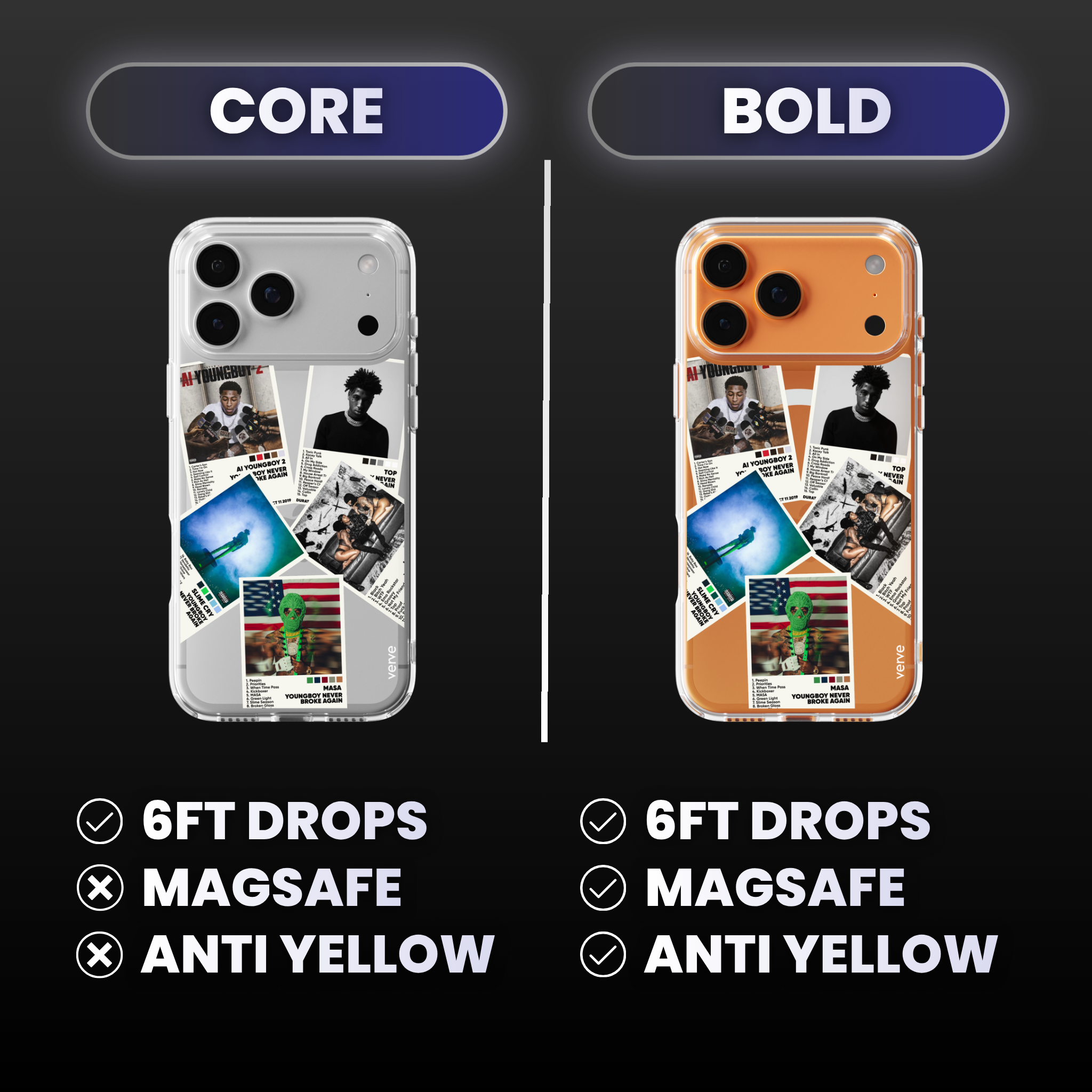 NBA Youngboy Album Covers Clear Phone Case