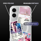 Nicki Minaj Album Covers Clear Phone Case