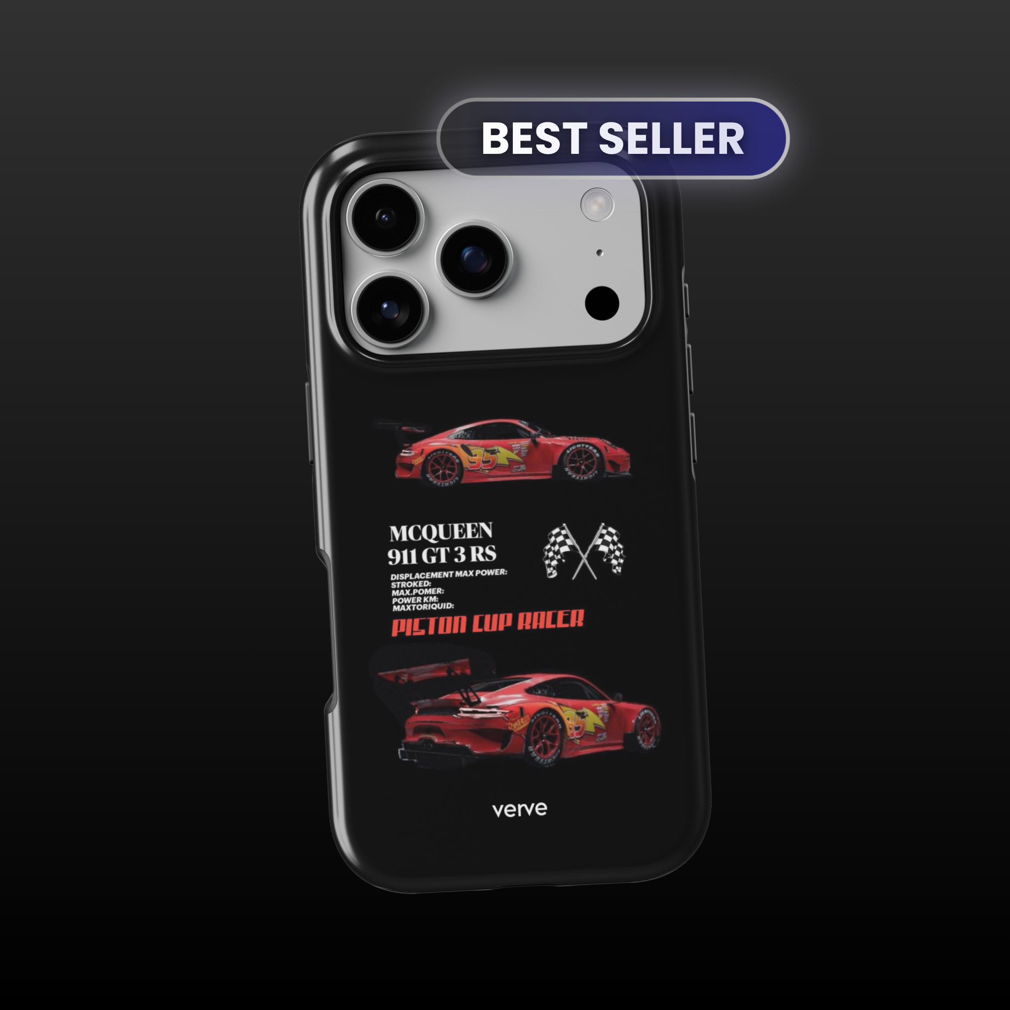Cars McQueen 911 GT3 RS Phone Case