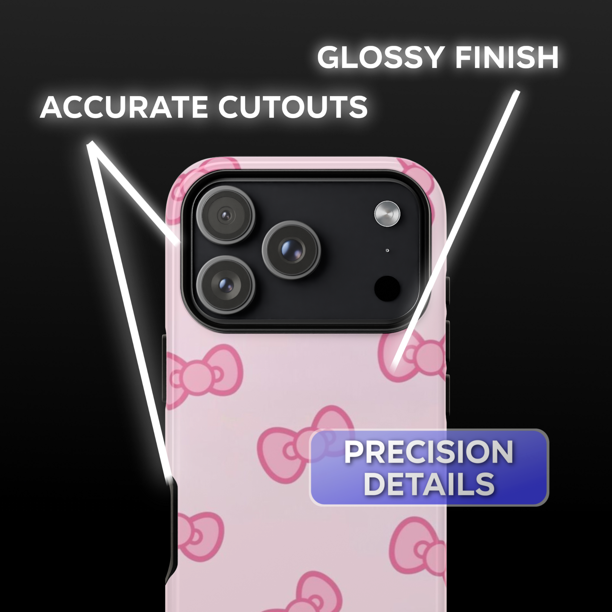 Hello Kitty Pink Bows Phone Case