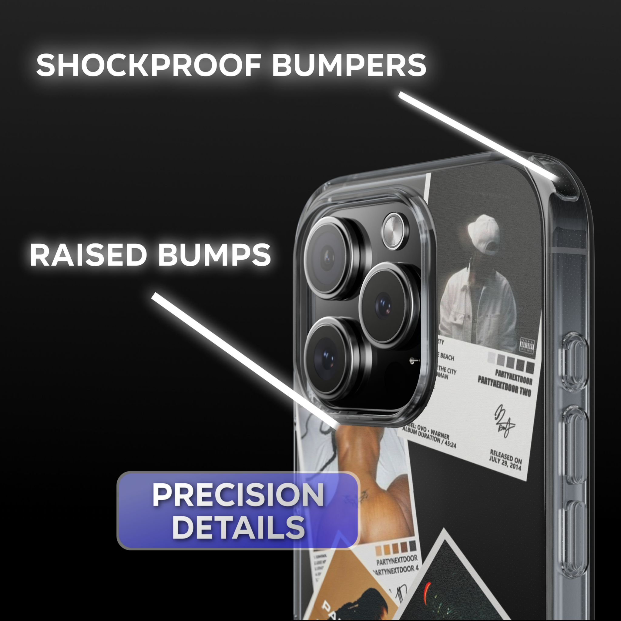 OVO BUNDLE: OVO Album Cover Clear Phone Cases