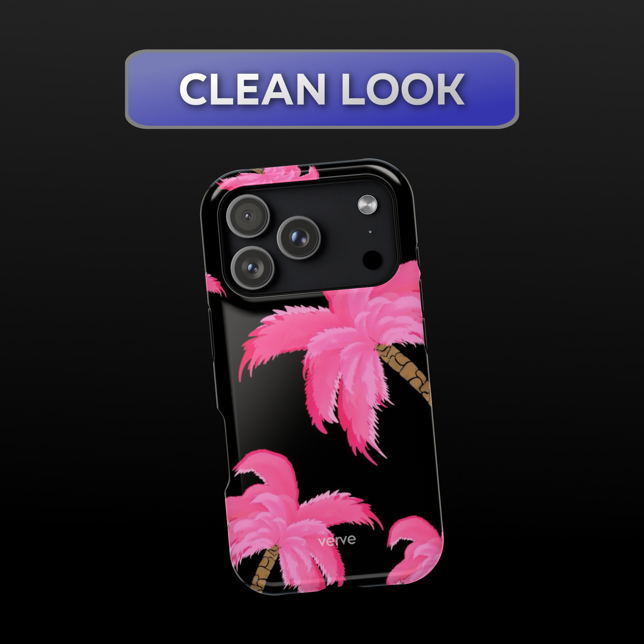 Bright Pink Palms Phone Case