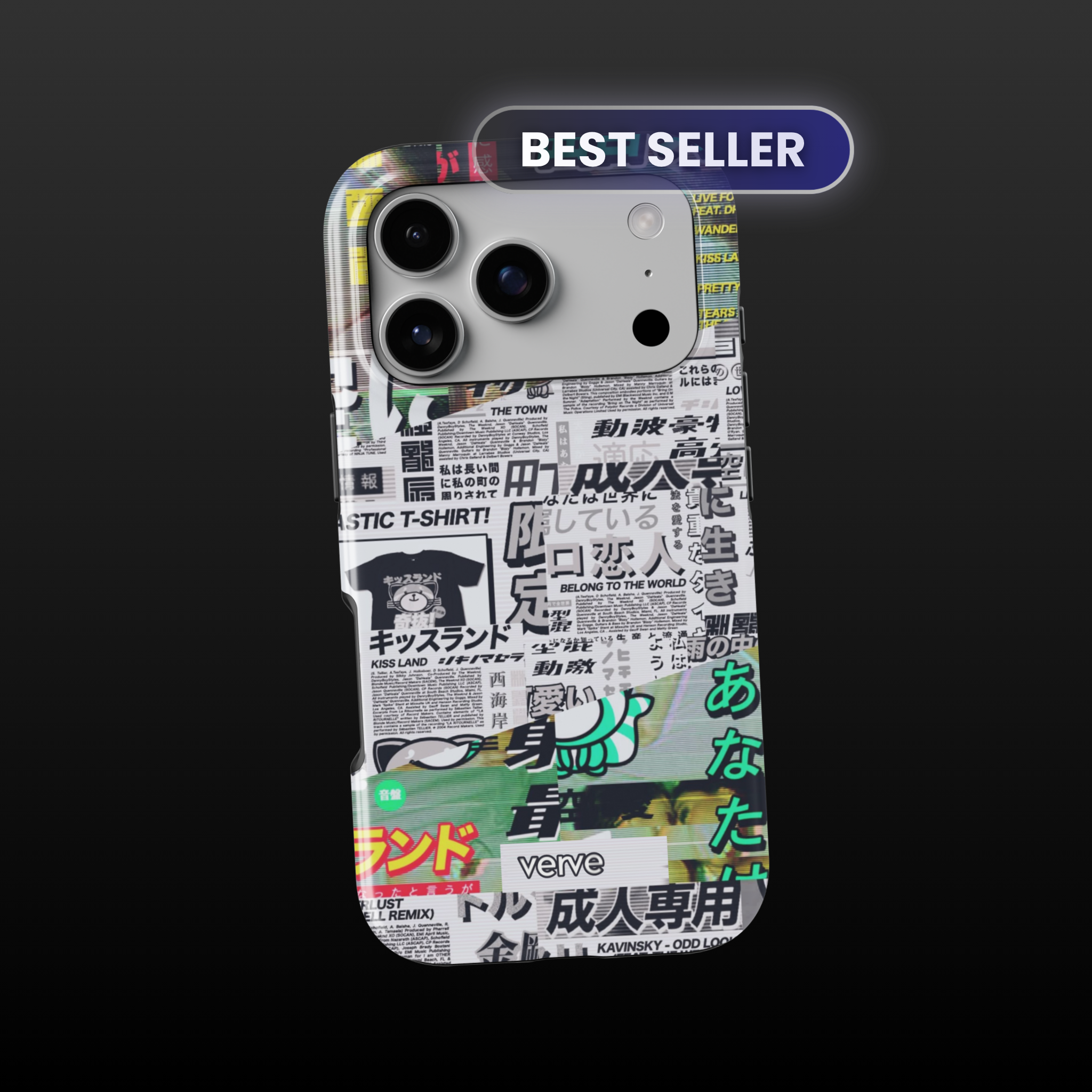 The Weeknd Kissland Japanese Newspaper Phone Case