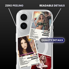 Shakira Album Covers Clear Phone Case