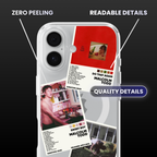 Malcolm Todd Album Covers Clear Phone Case