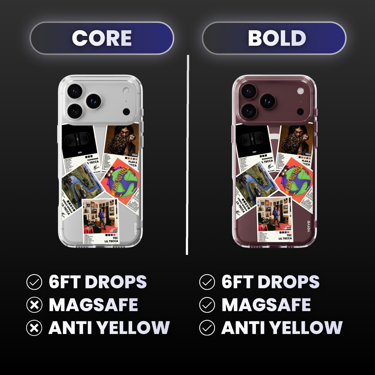 Lil Tecca Album Covers Clear Phone Case