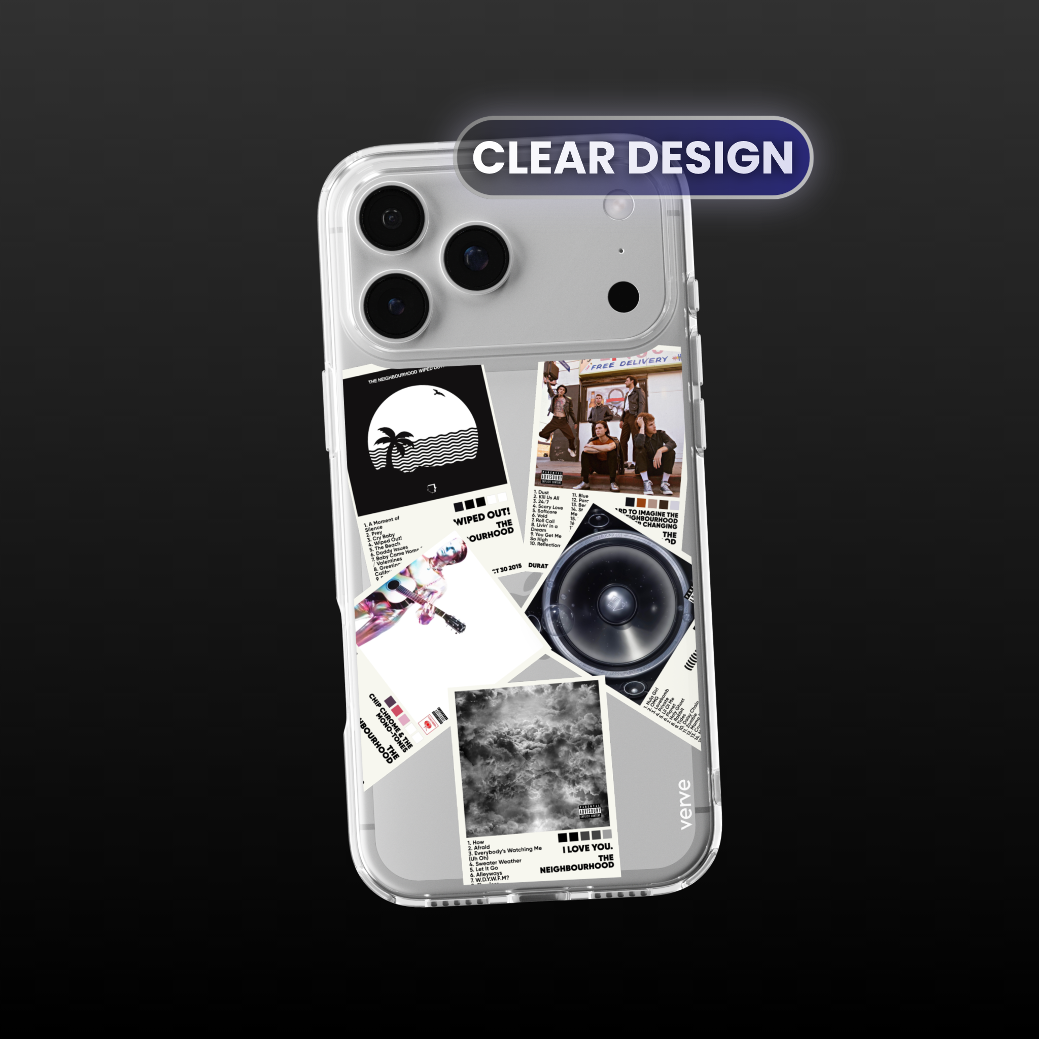 The Neighborhood Album Covers Clear Phone Case