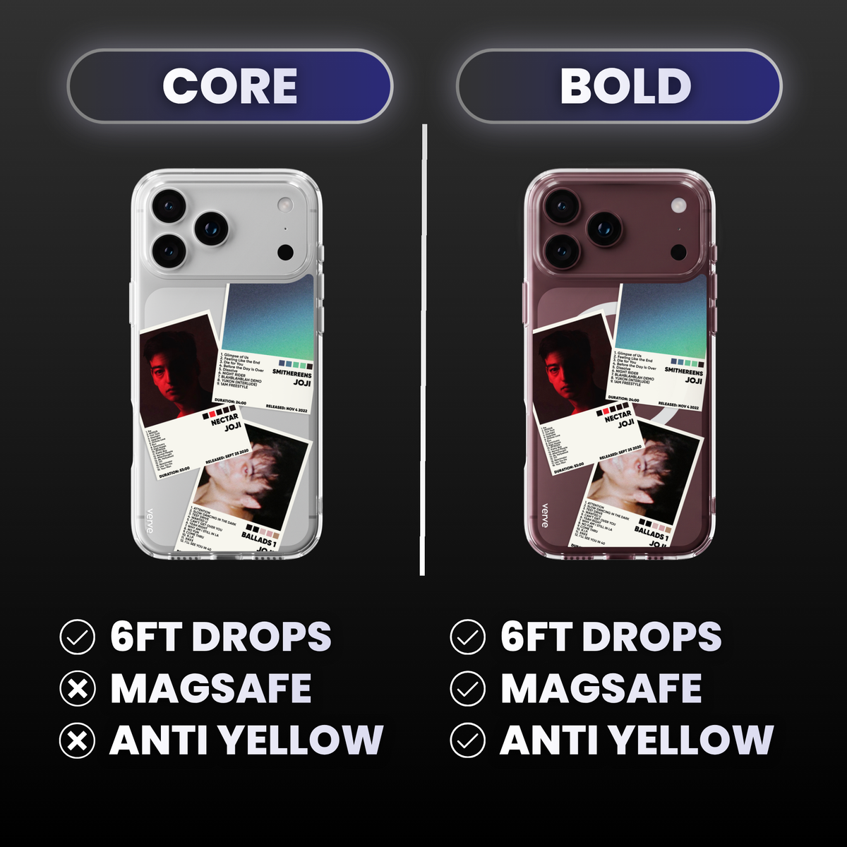 Joji Album Covers Clear Phone Case