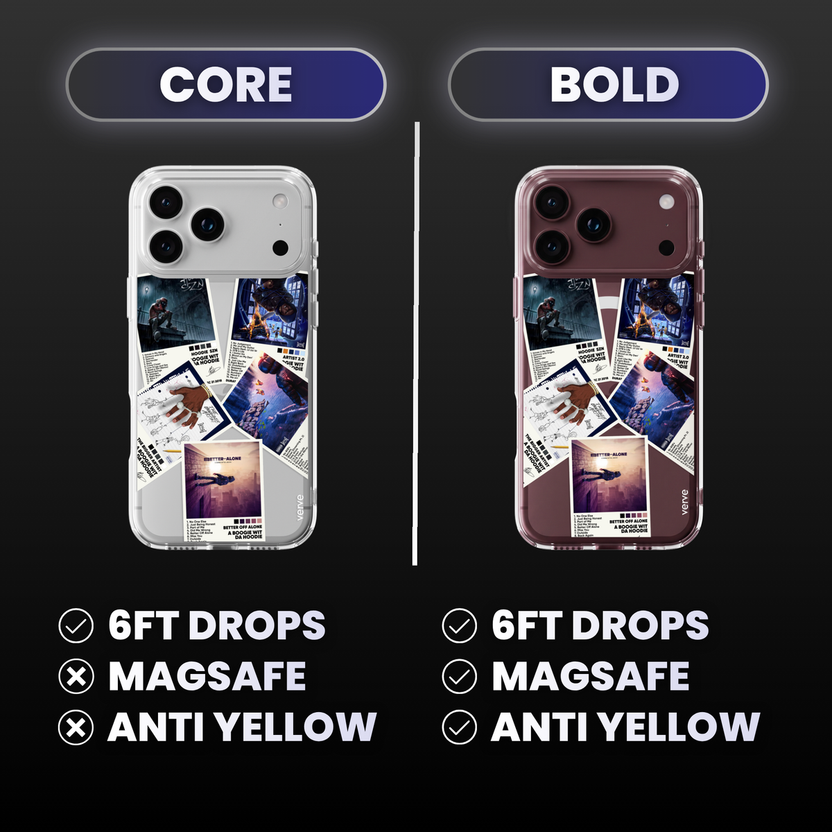 A Boogie Wit Da Hoodie Album Covers Clear Phone Case
