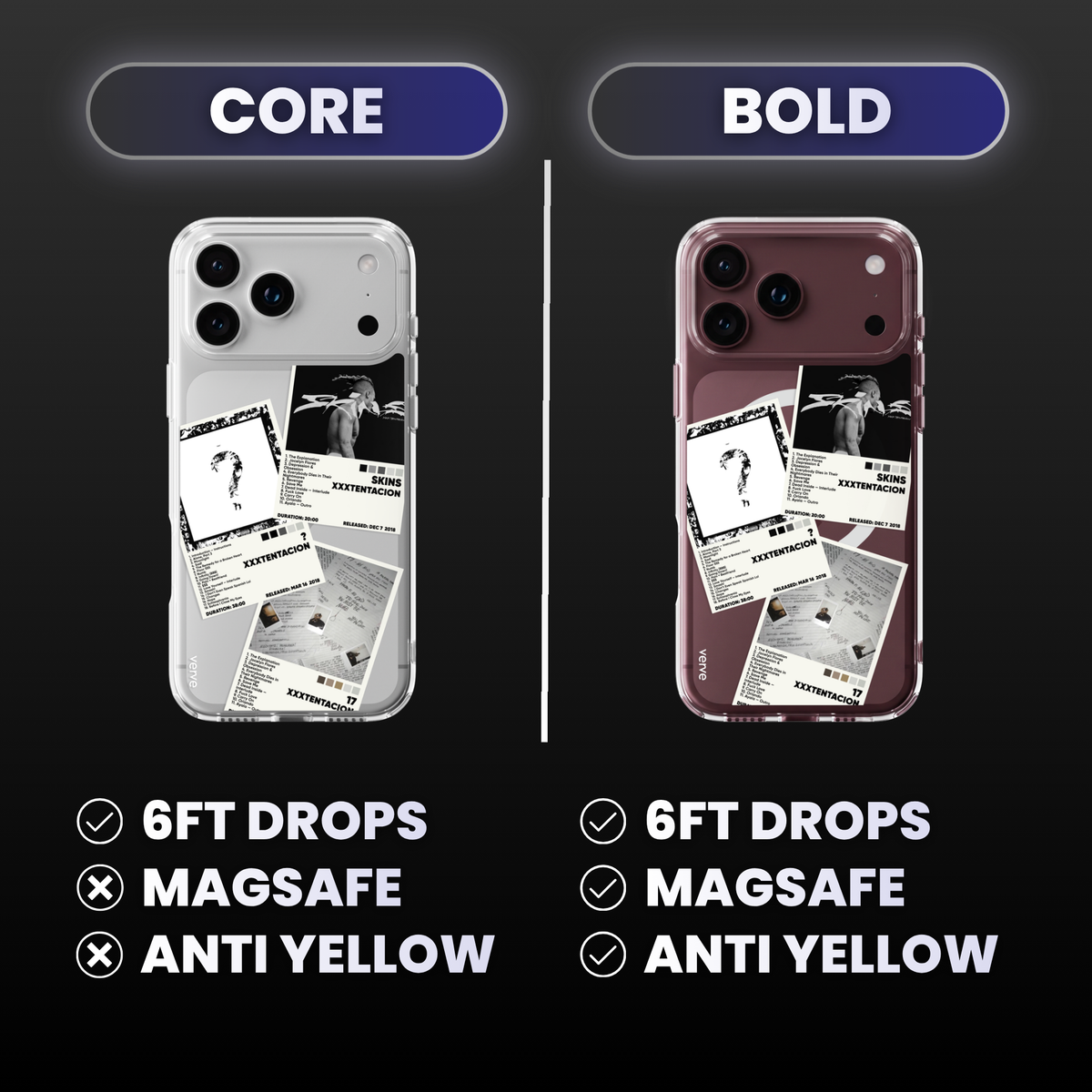 XXXTENTACION Album Covers Clear Phone Case