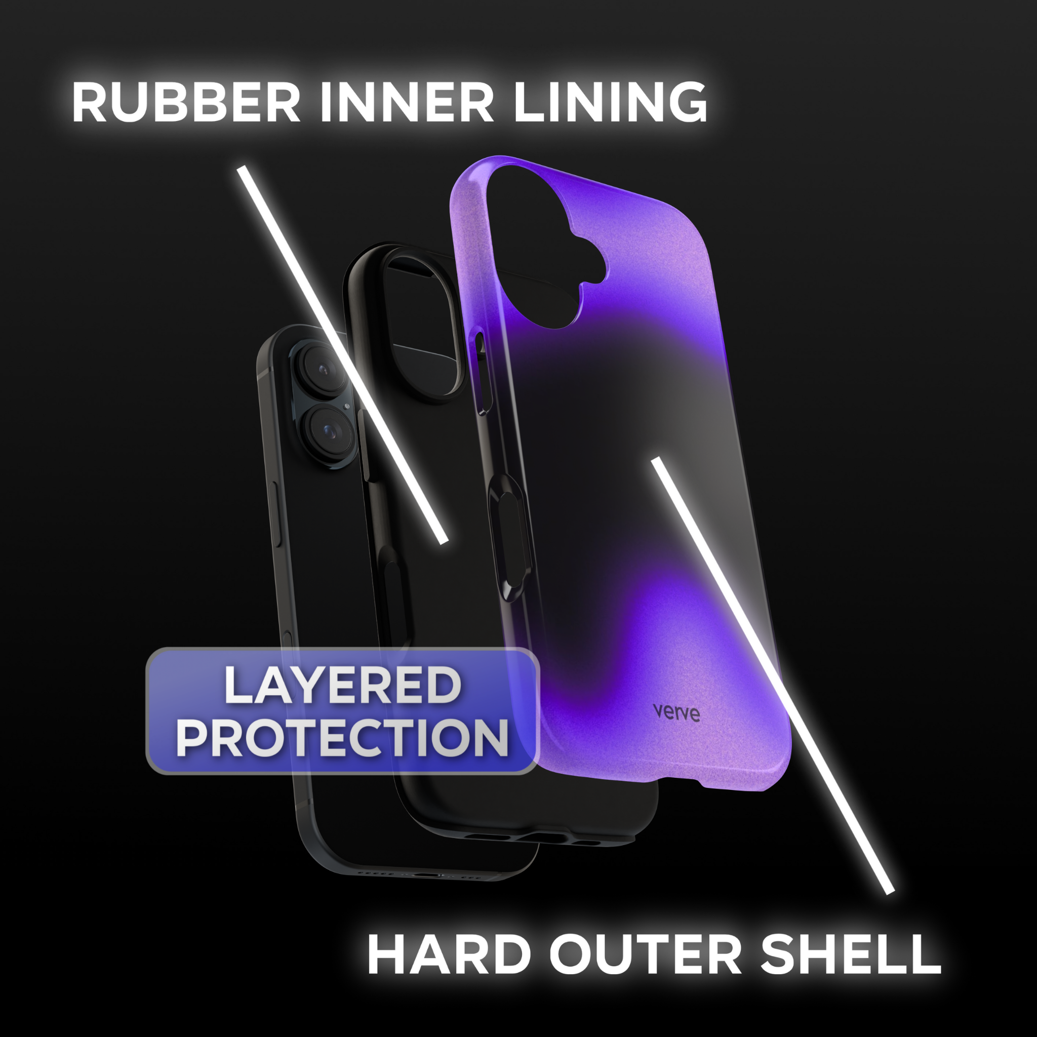 Deep Purple Gradient Phone Case