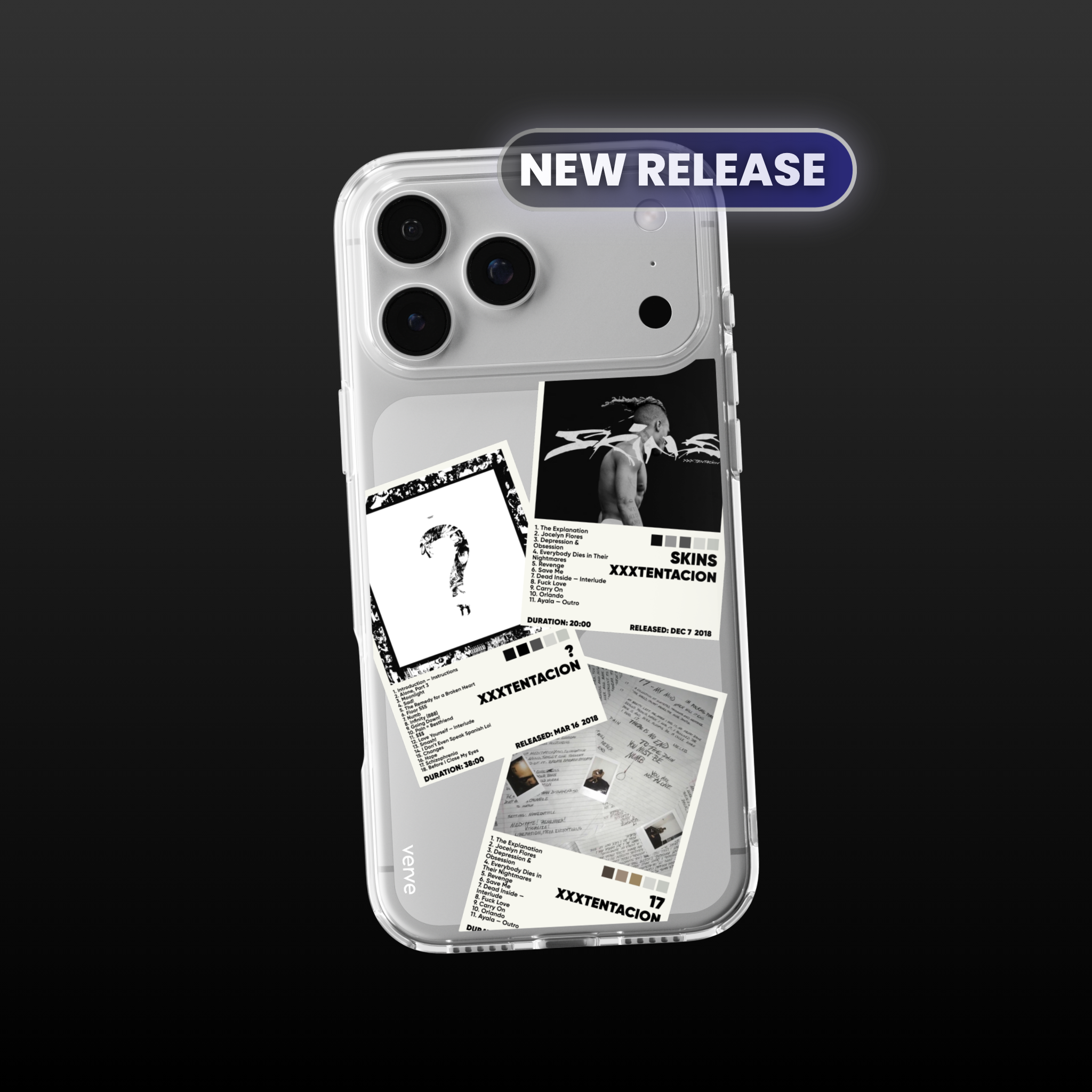 XXXTENTACION Album Covers Clear Phone Case