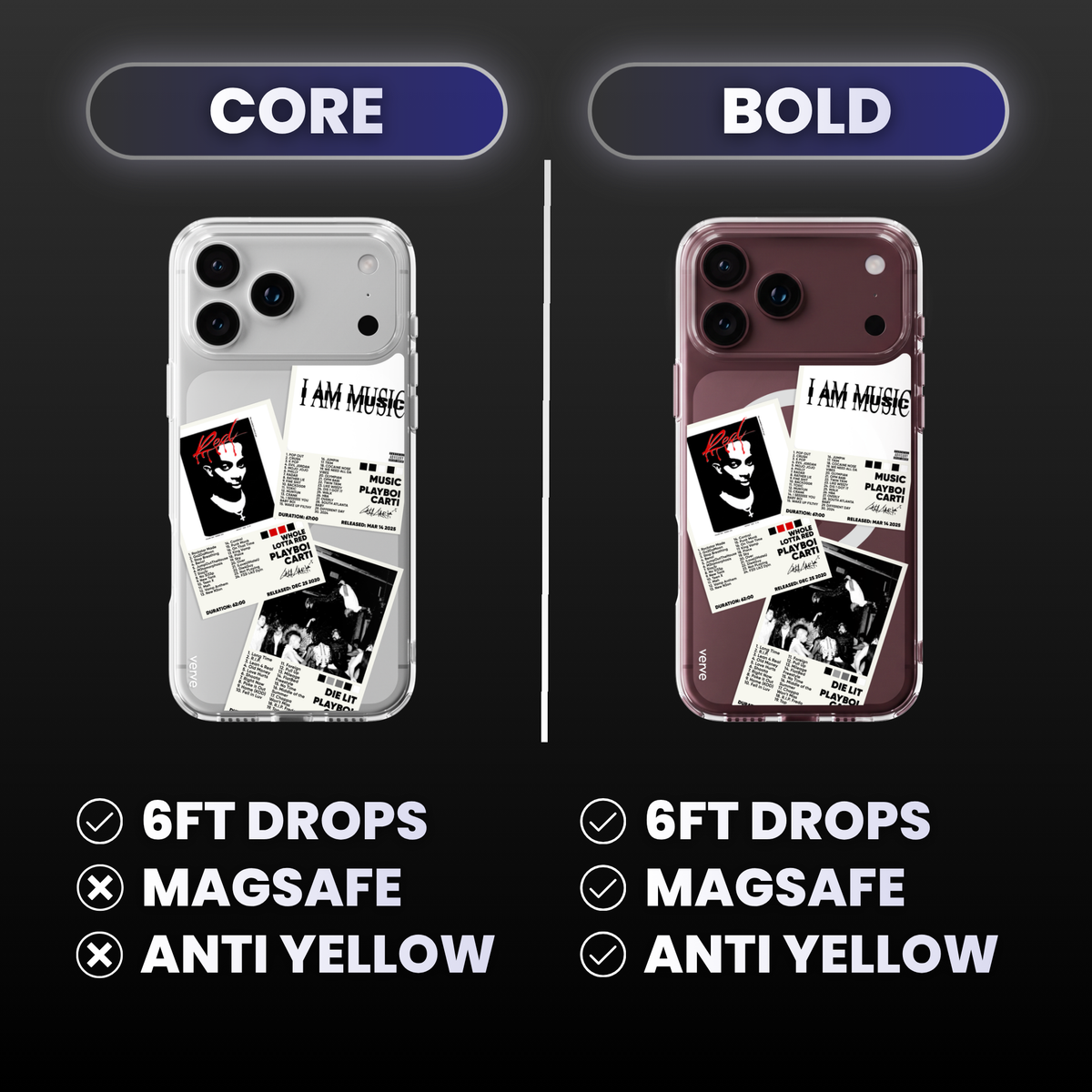Playboi Carti Albums Clear Phone Case