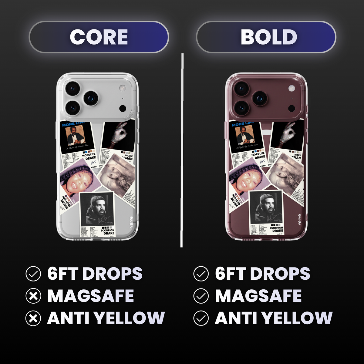 Drake Album Covers Clear Phone Case