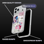 Nicki Minaj Album Covers Clear Phone Case