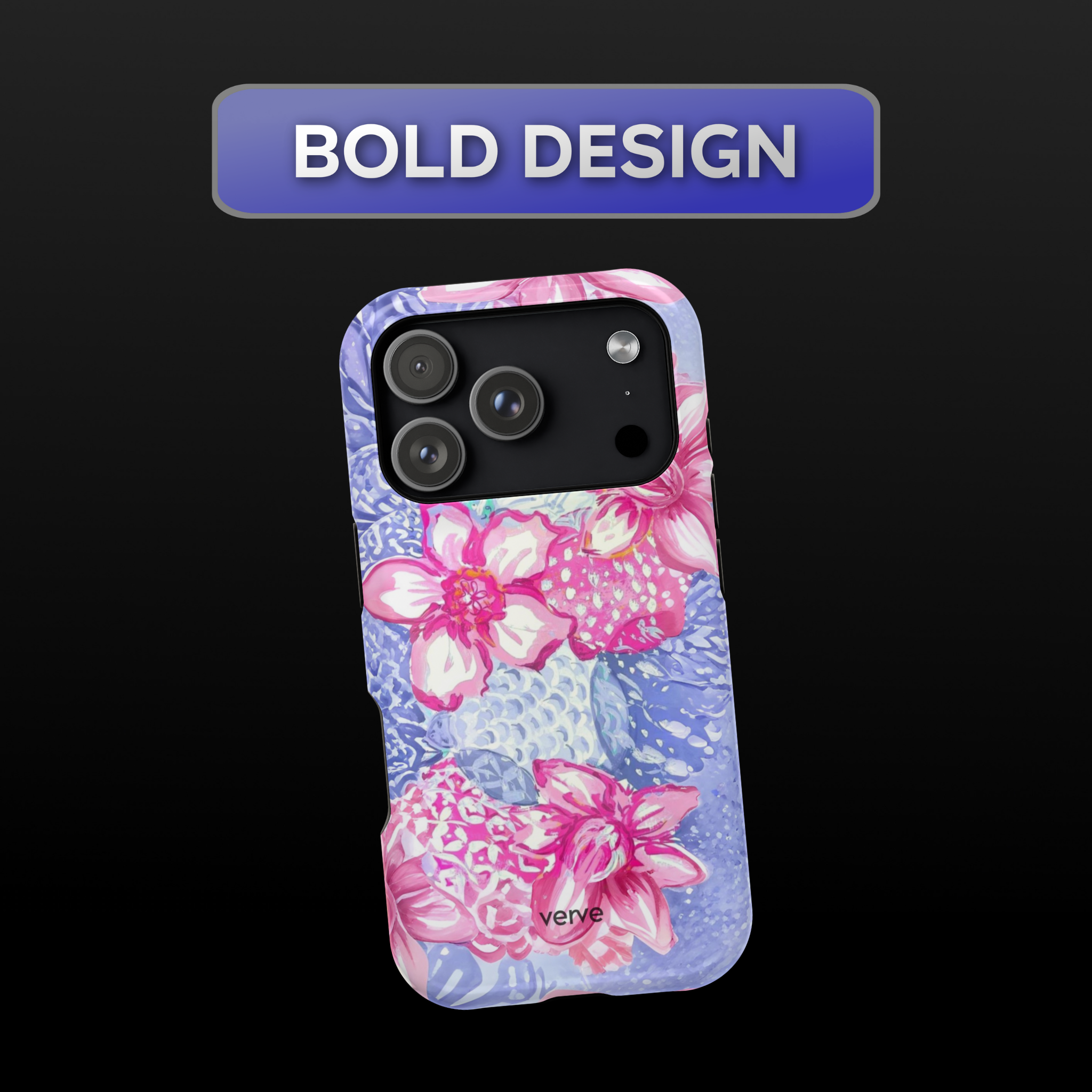 Purple and Pink Flowers Phone Case