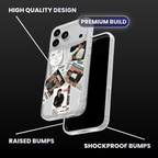 Michael Jackson Album Covers Clear Phone Case