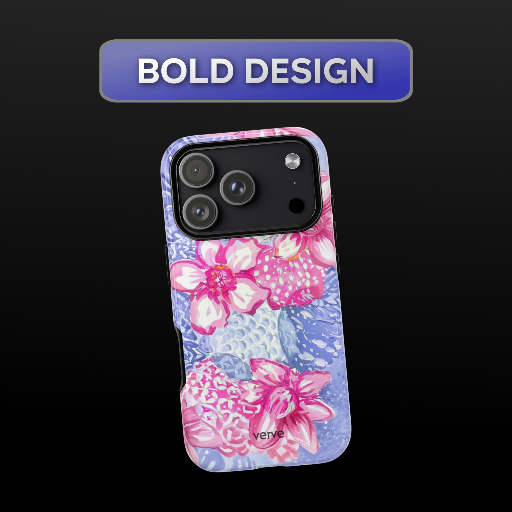 Purple and Pink Flowers Phone Case