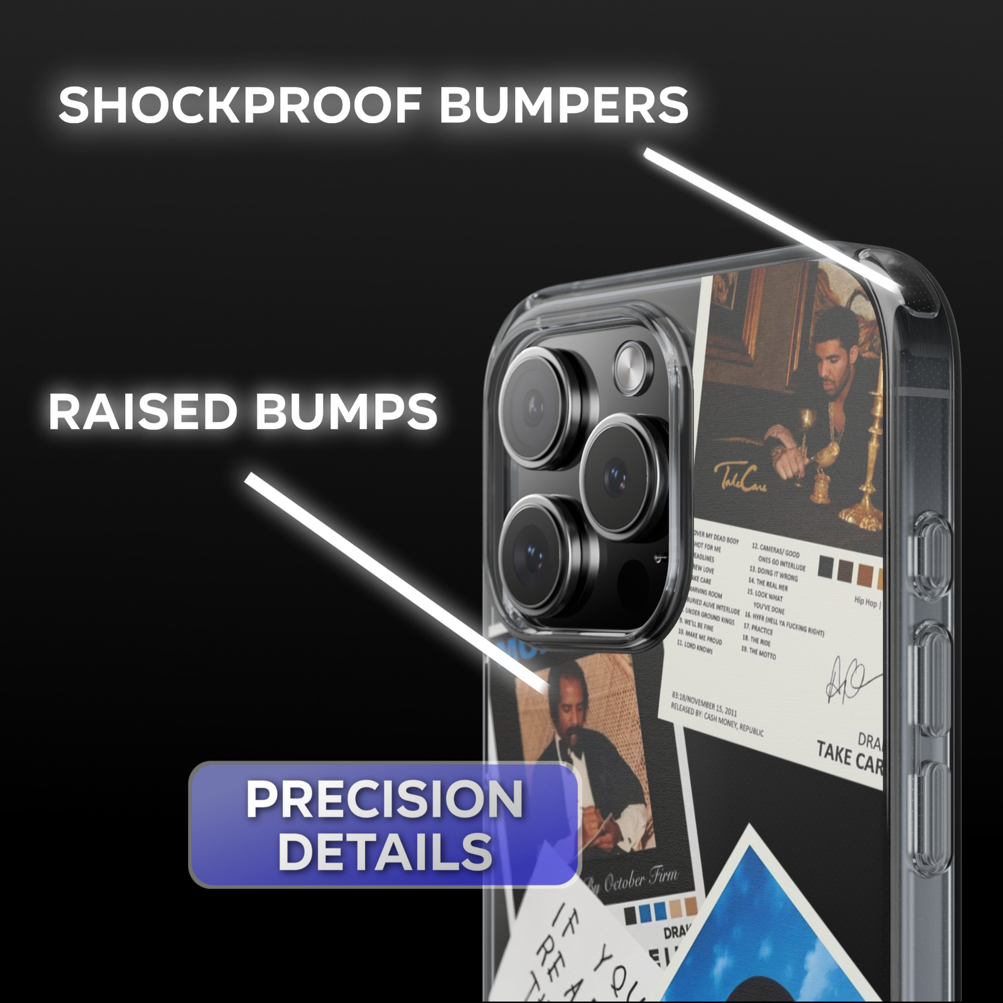 DRAKE DUO: Drake Album Covers Cases