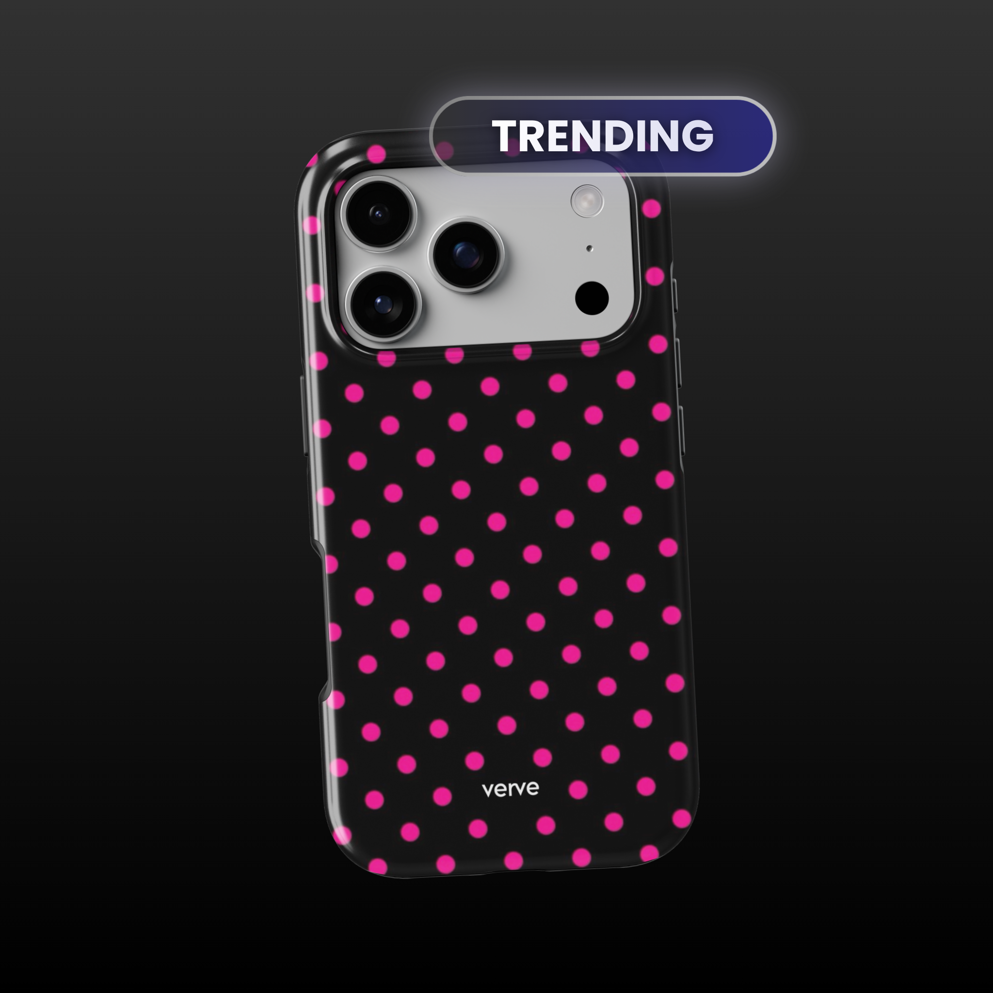 Pink Polka Dots Phone Case