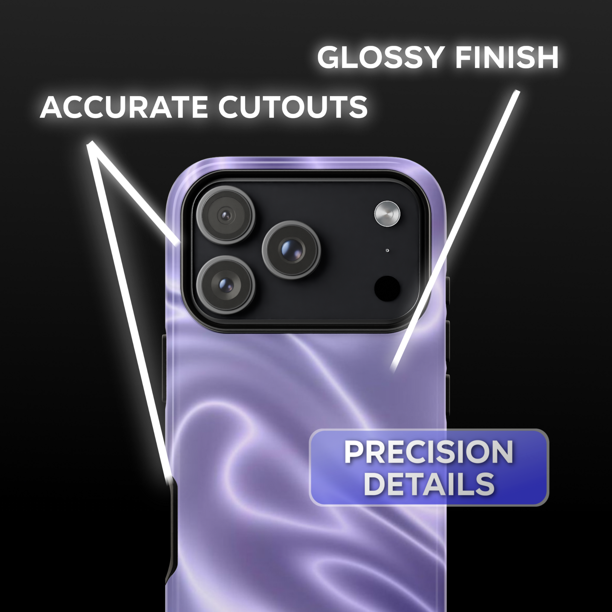 Metallic Purple Phone Case