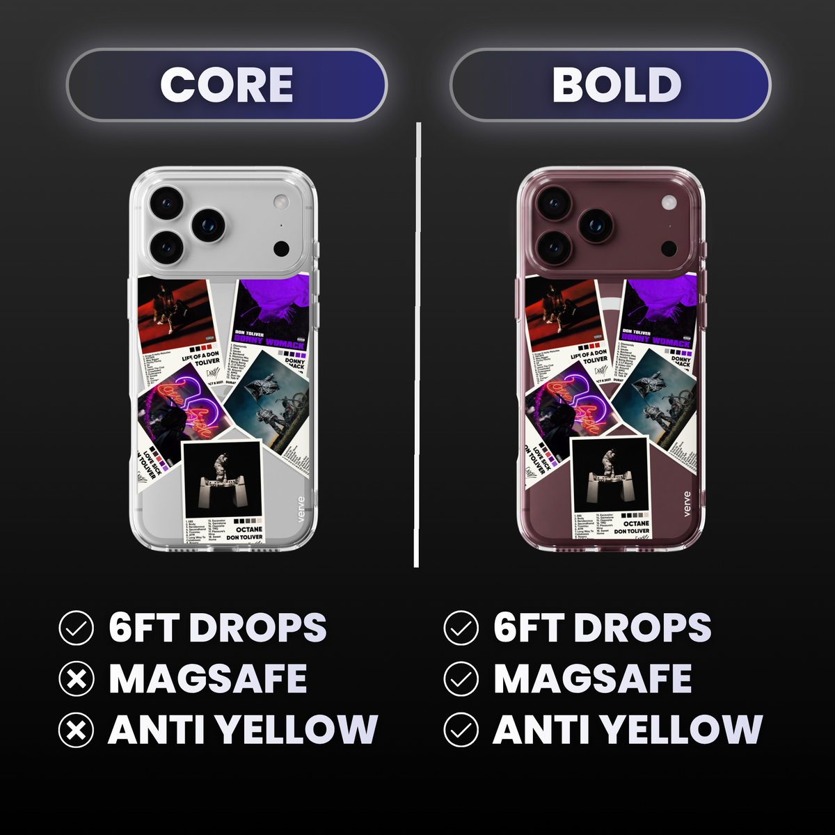 Don Toliver Album Covers Clear Phone Case