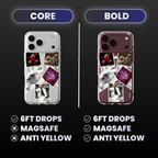 Chris Brown Album Covers Clear Phone Case