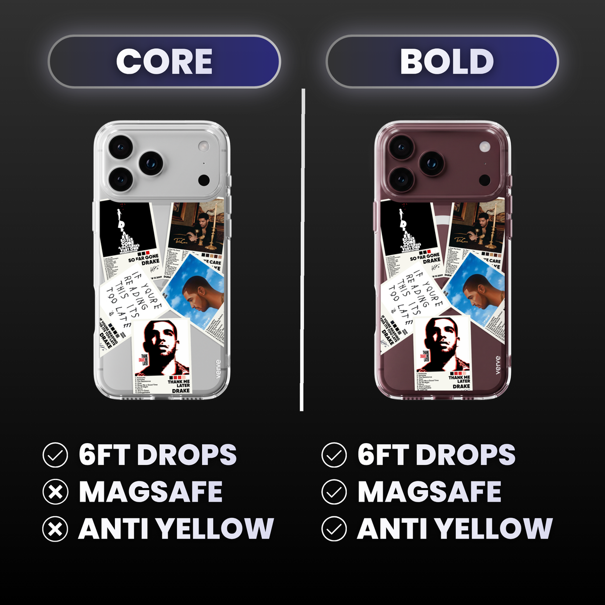 Drake Album Covers Clear Phone Case