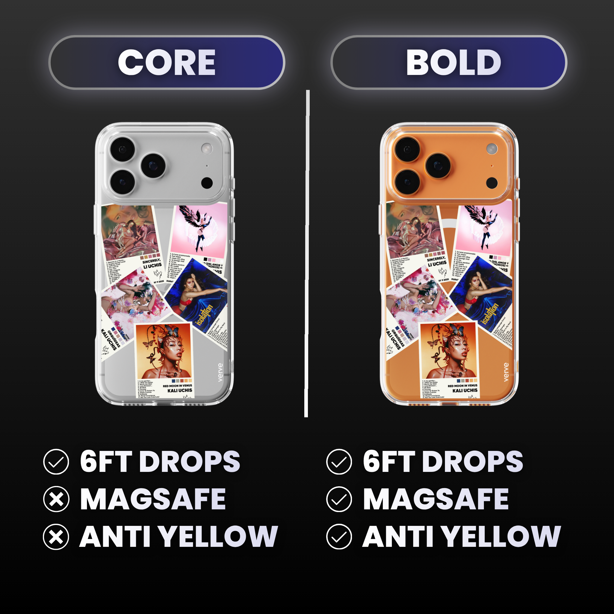 Kali Uchis Album Covers Clear Phone Case