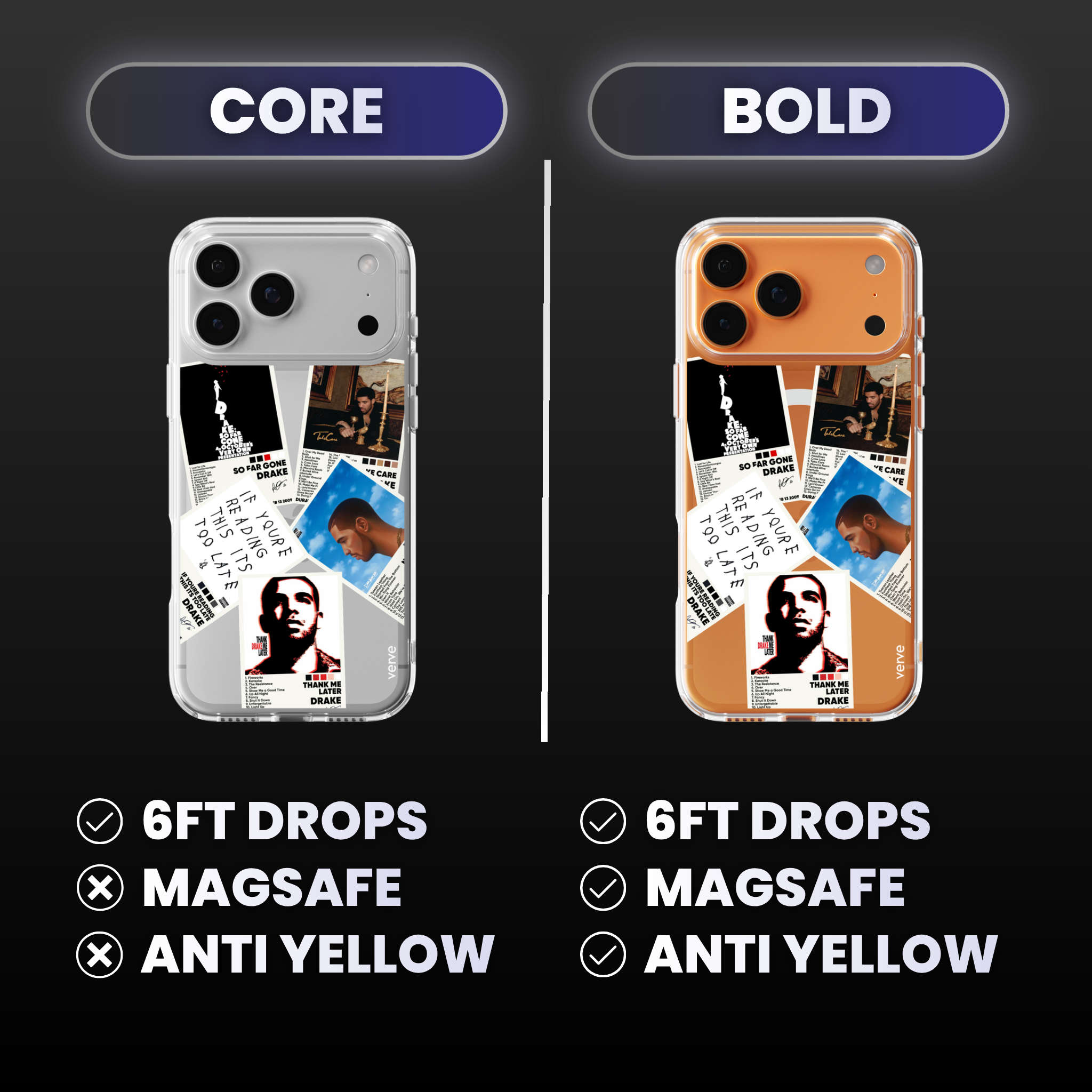 Drake Album Covers Clear Phone Case
