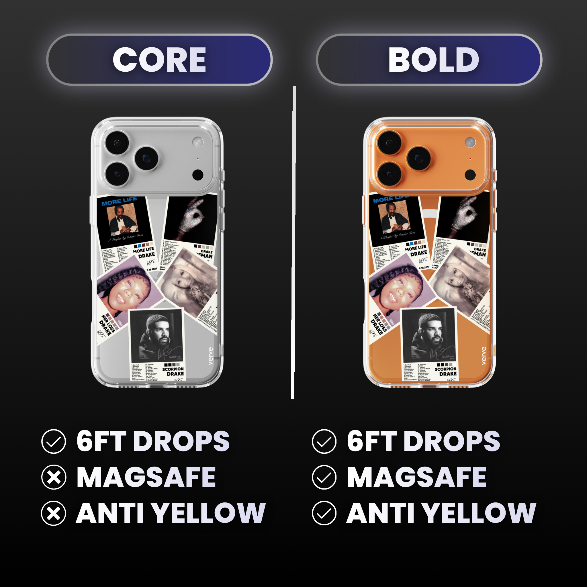 Drake Album Covers Clear Phone Case