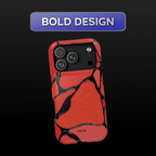 Burning Black Chrome Phone Case