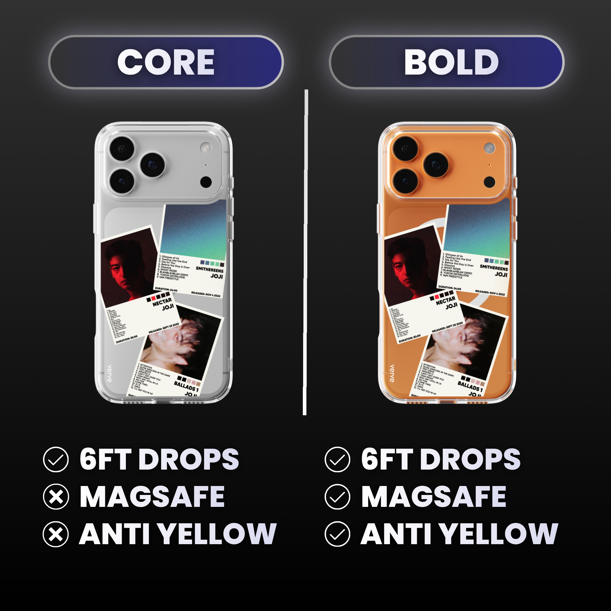 Joji Album Covers Clear Phone Case