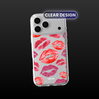 Kiss Print Clear Phone Case